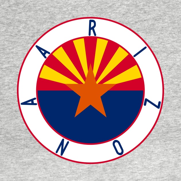 Arizona Flag Decal by ZSONN